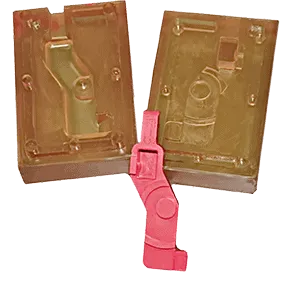 Hapflex Mold and Ultralloy Part